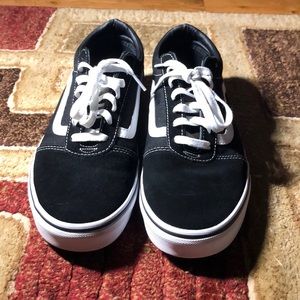 Old School Black and White Vans.